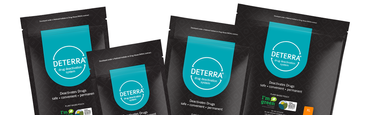 Drug Deactivation Pouches Deterra Drug Disposal System