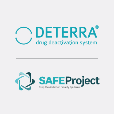 Deterra Drug Deactivation System and SAFEProject Logo