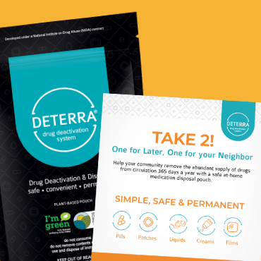 Deterra Pouch and Take 2 Easel