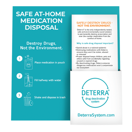 Deterra safe disposal easel