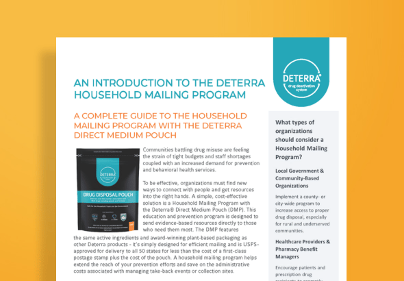 Deterra Household Mailing Program Guide